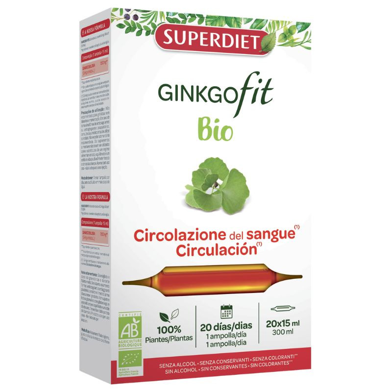 GINKGOFIT BIO 20 AMPOLLAS SUPERDIET