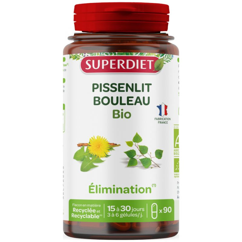 DIENTE DE LEÓN Y ABEDUL BIO 90 CÁPSULAS SUPERDIET