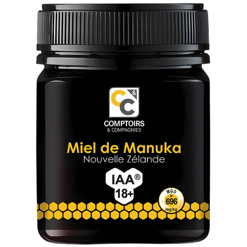 MIEL DE MANUKA IAA18+ (MGO 696) 250G COMPTOIRS & COMPAGNIES