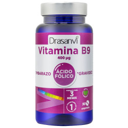 ACIDO FOLICO 400Mcg. 90 COMPRIMIDOS DRASANVI