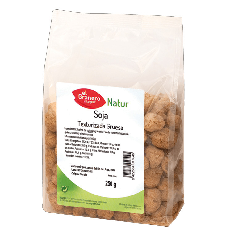 SOJA TEXTURIZADA GRUESA 250Gr. GRANERO