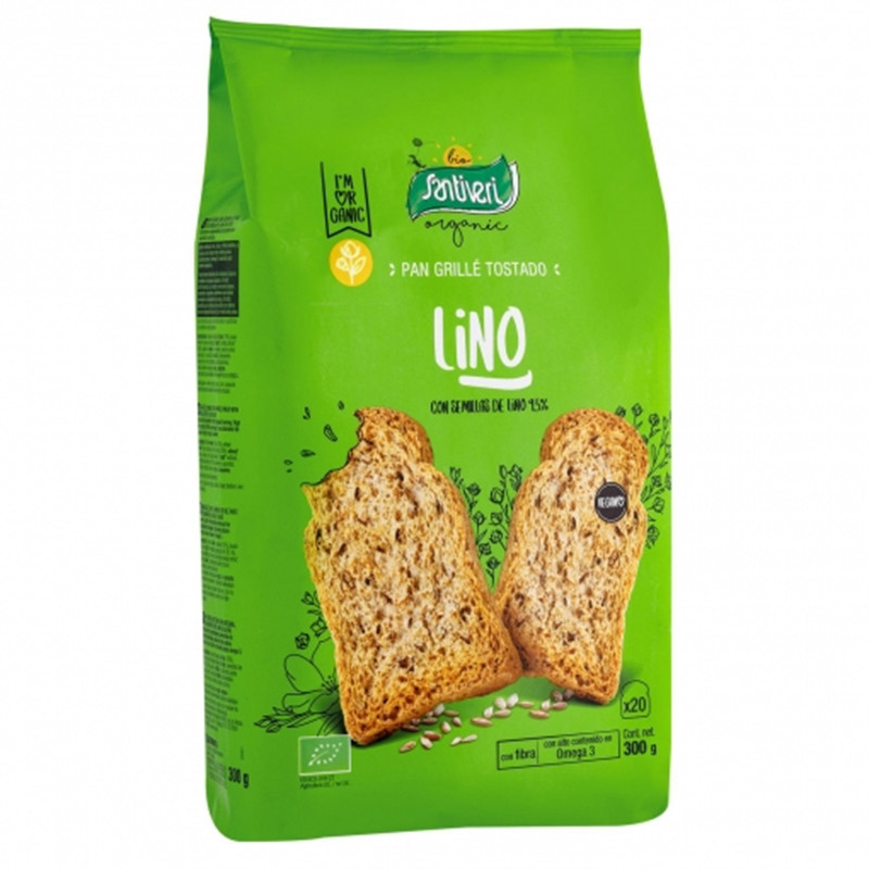 PAN GRILLE LINO BIO 240Gr. SANTIVERI