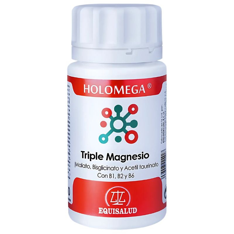HOLOMEGA TRIPLE MAGNESIO 50 CAPSULAS EQUISALUD