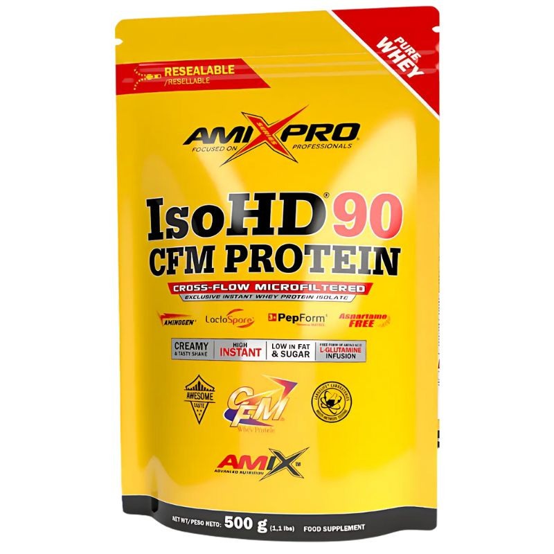 ISO HD90 CFM PROTEIN 500G DOBLE CHOCOLATE BLANCO AMIX