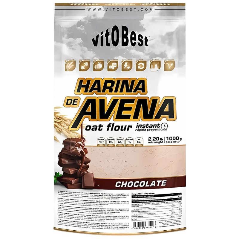 HARINA DE AVENA 1Kg. CHOCOLATE VIT.O.BEST