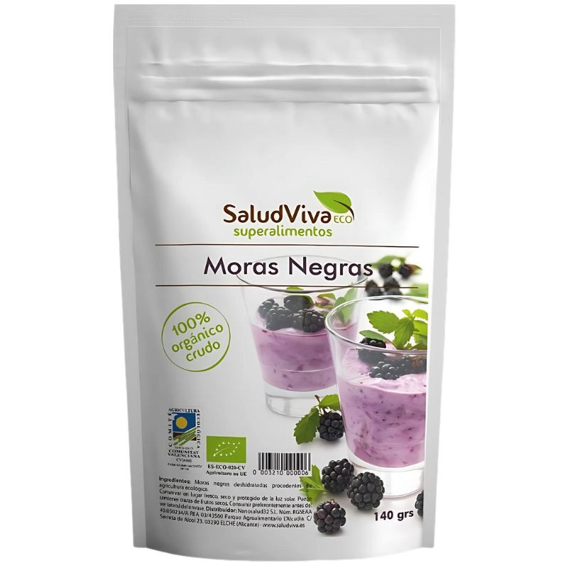 MORAS NEGRAS ECO 140G SALUD VIVA