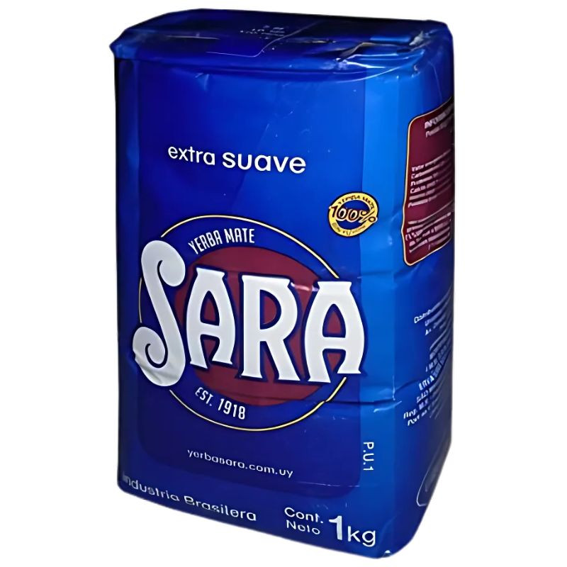 YERBA MATE SUAVE AZUL 1KG SARA