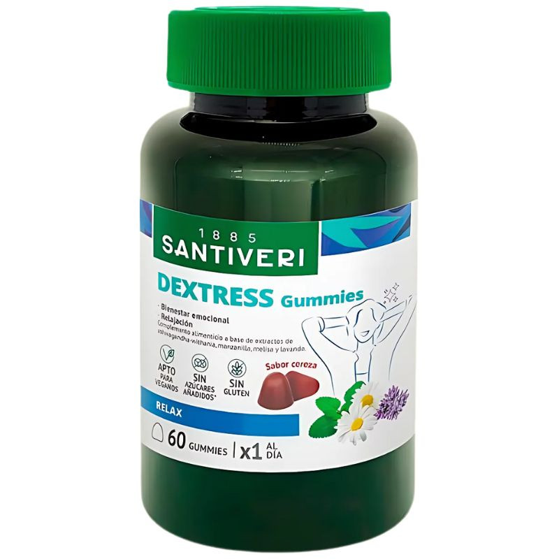 DEXTRESS GUMMIES 60 GOMINOLAS MASTICABLES SANTIVERI