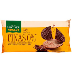 GALLETA FINA 0% SIN GLUTEN CHOCOLATE NEGRO 90G SANTIVERI