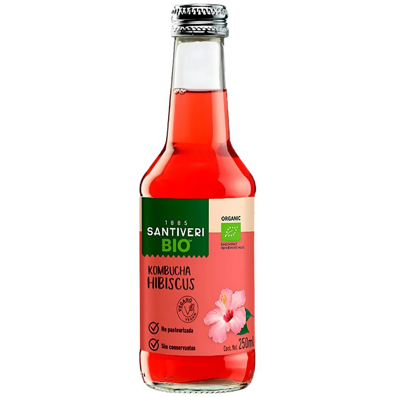 KOMBUCHA DE HIBISCUS BIO 250ML SANTIVERI