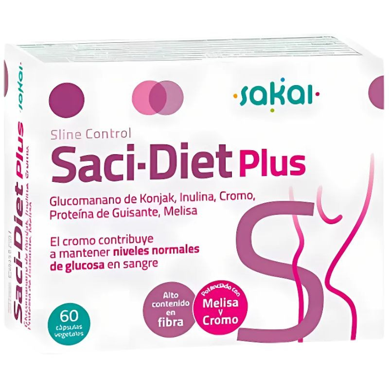 SLINE CONTROL SACI-DIET PLUS 60 CÁPSULAS VEGETALES SAKAI