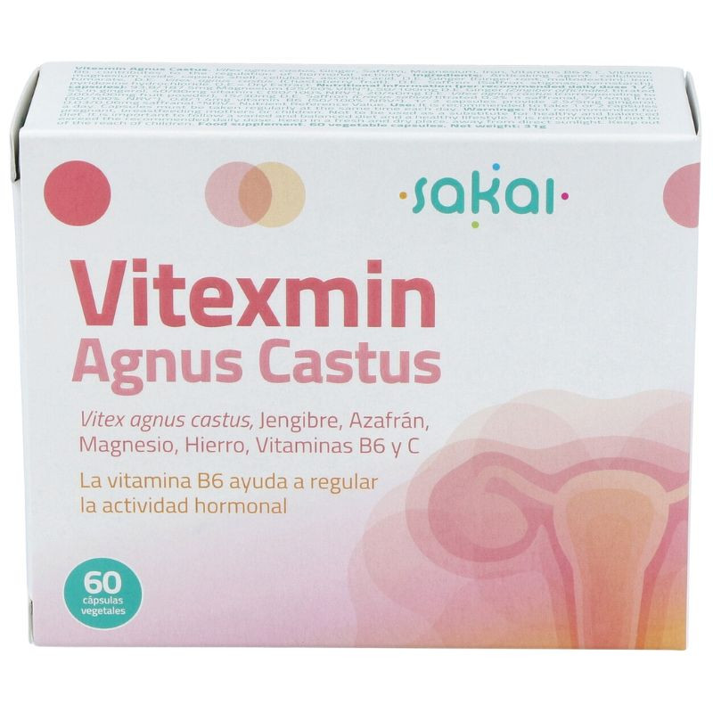 VITEXMIN AGNUS CASTUS 60 CÁPSULAS VEGETALES SAKAI