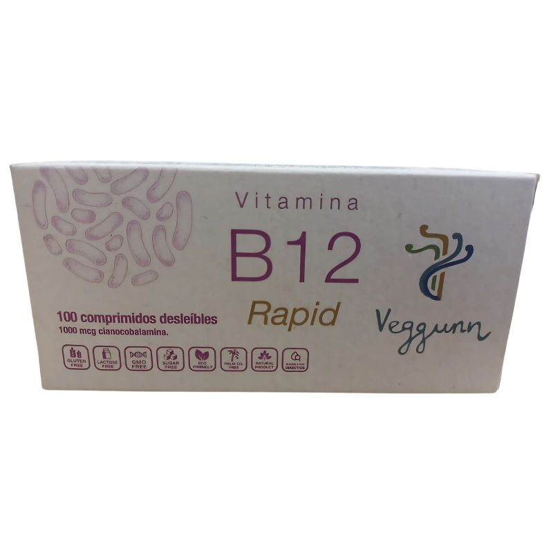 VITAMINA B12  RAPID 1000Mcg 100 COMPRIMIDOS VEGGUNN
