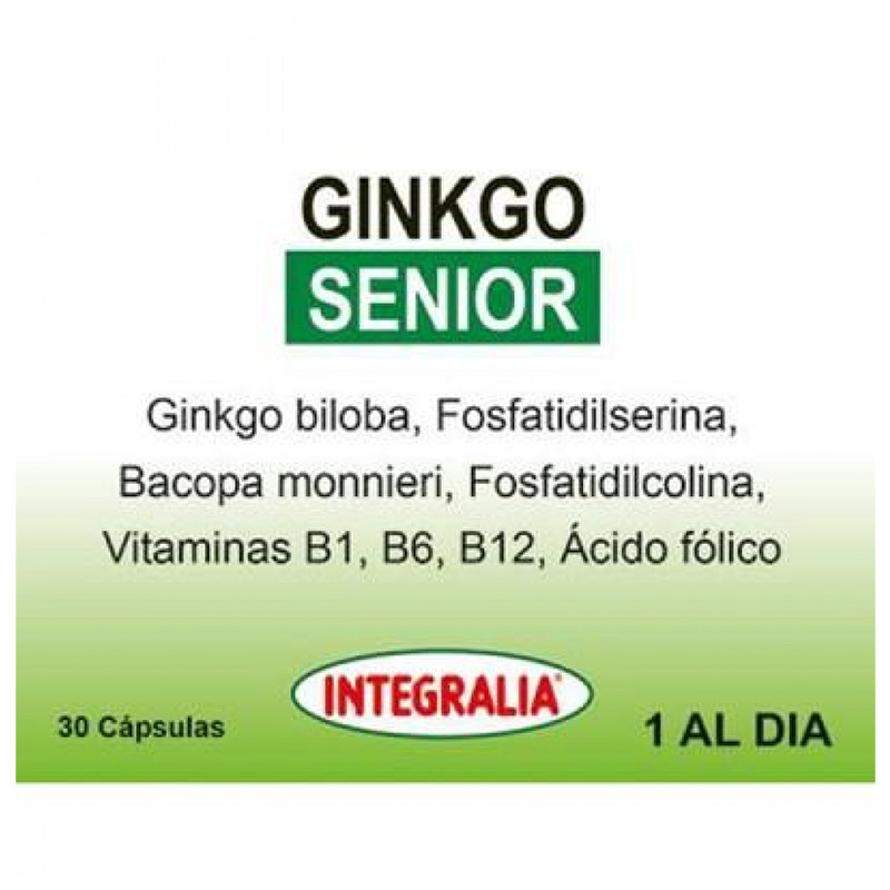 GINKGO SENIOR 30 CAPSULAS INTEGRALIA