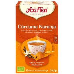 CÚRCUMA NARANJA 17 FILTROS YOGI TEA