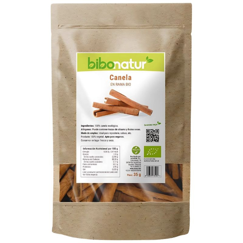 CANELA EN RAMA BIO 35G BIBONATUR