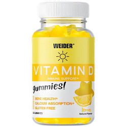GUMMIES VITAMINA D 50 GOMINOLAS WEIDER