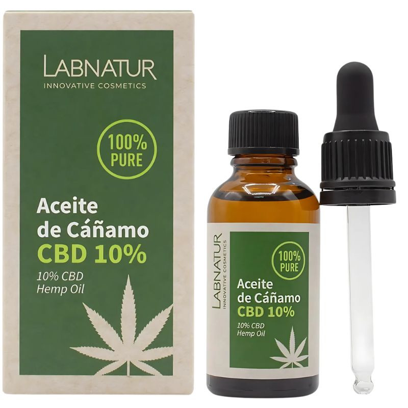 ACEITE DE CÁÑAMO 100% PURO CON 10% DE CBD 30ML LABNATUR
