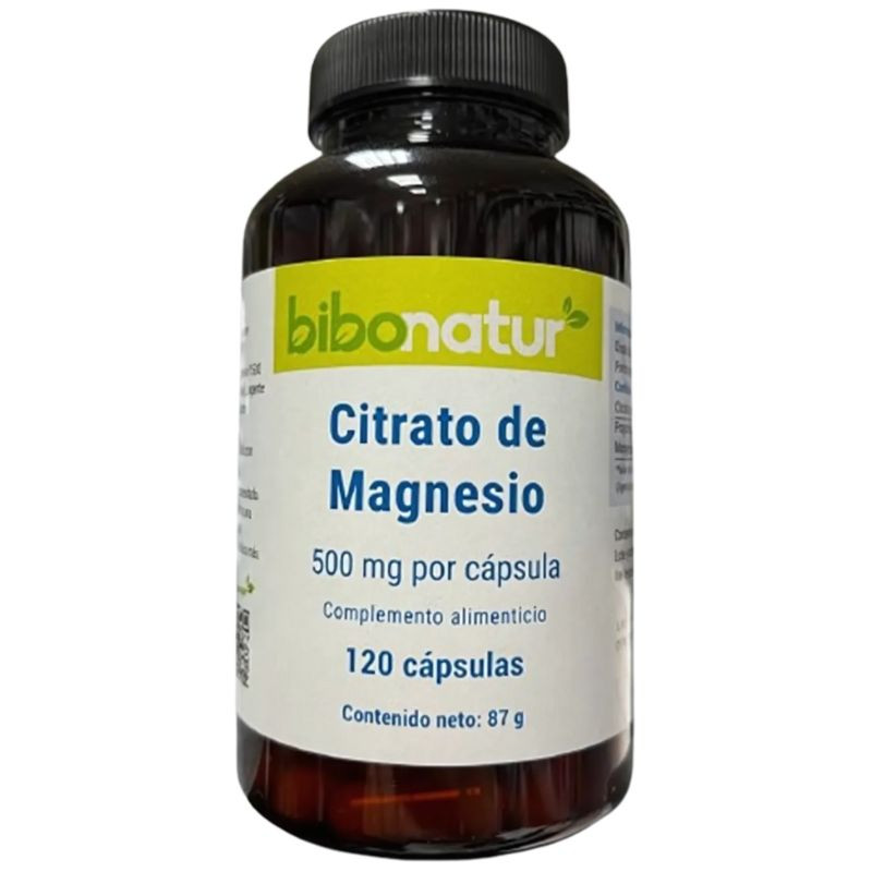 CITRATO DE MAGNESIO 120 CÁPSULAS BIBONATUR