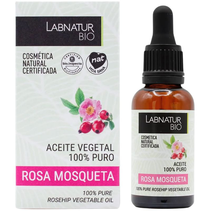 ACEITE DE ROSA MOSQUETA 100% PURO BIO 30ML LABNATUR