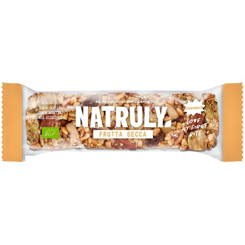 BARRITA CRUJIENTE ORGÁNICA DE FRUTOS SECOS 40G NATRULY