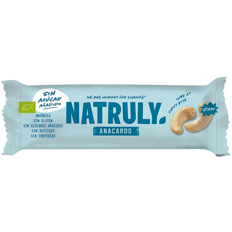 BARRITA ORGÁNICA DE ANACARDOS 40G NATRULY