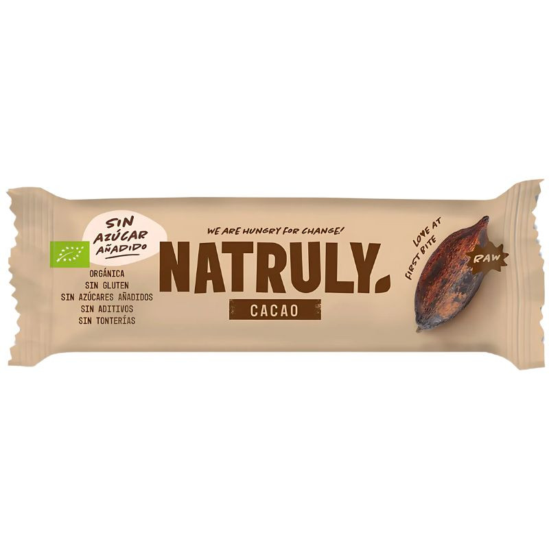 BARRITA ORGÁNICA DE CACAO 40G NATRULY