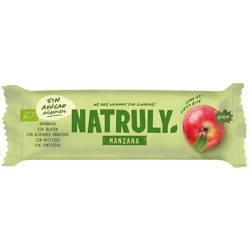 BARRITA ORGÁNICA DE MANZANA 40G NATRULY