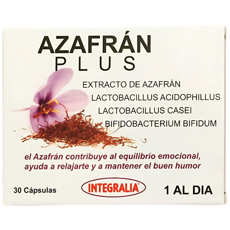 AZAFRÁN PLUS 30 CÁPSULAS INTEGRALIA