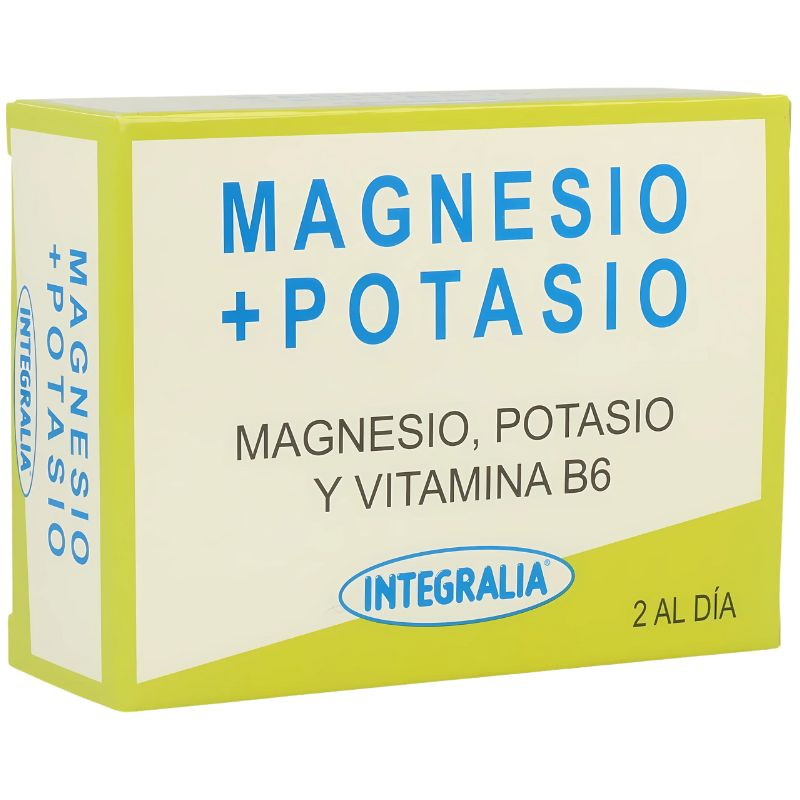 MAGNESIO + POTASIO 120 CÁPSULAS INTEGRALIA