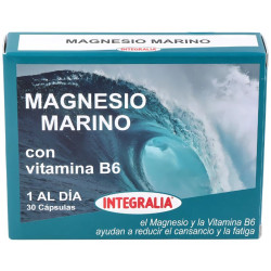 MAGNESIO MARINO CON VITAMINA B6 30 CÁPSULAS INTEGRALIA