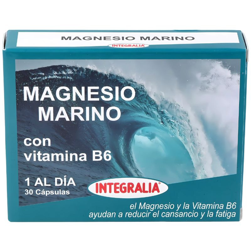 MAGNESIO MARINO CON VITAMINA B6 30 CÁPSULAS INTEGRALIA