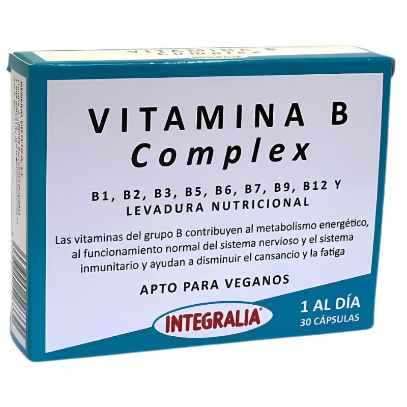 VITAMINA B COMPLEX 30 CÁPSULAS INTEGRALIA