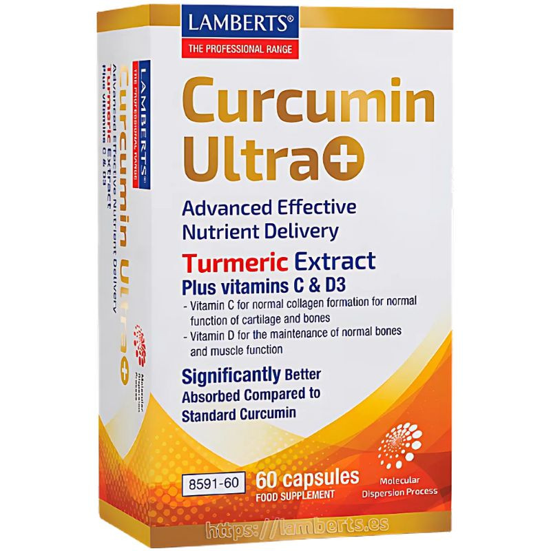 CURCUMIN ULTRA + 60 CÁPSULAS LAMBERTS
