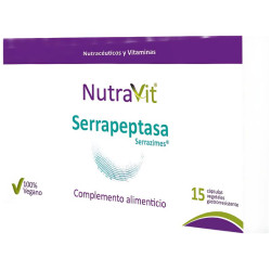 SERRAPEPTASA SERRAZIME 15 CÁPSULAS NUTRAVIT