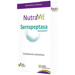 SERRAPEPTASA SERRAZIME 30 CÁPSULAS NUTRAVIT