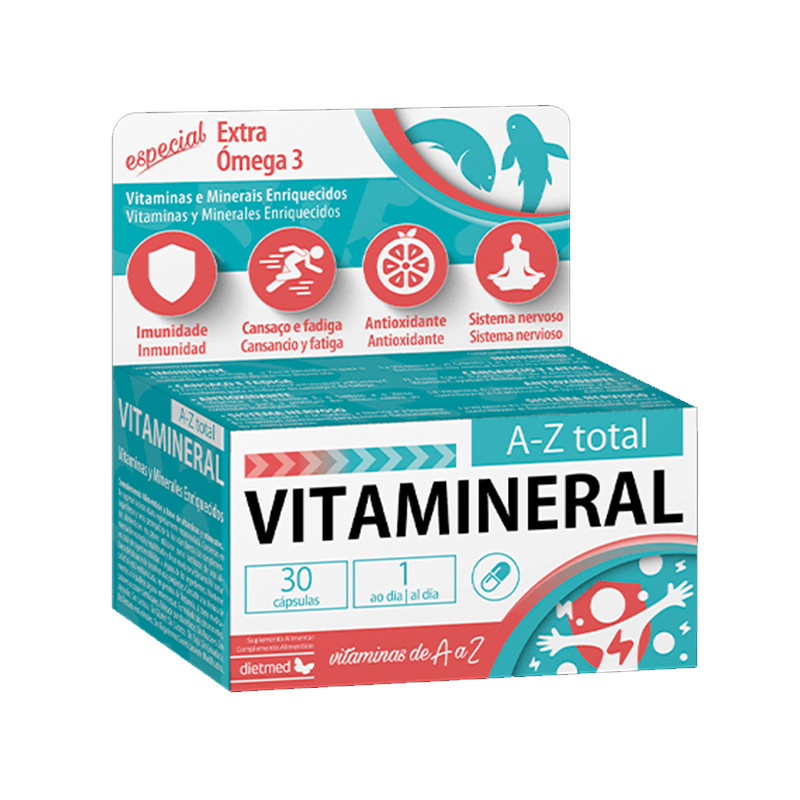 VITAMINERAL A-Z TOTAL 30 PERLAS DIETMED