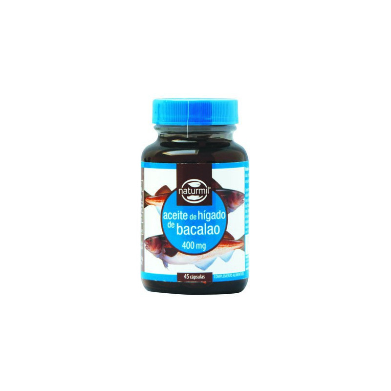 ACEITE DE HIGADO DE BACALAO 400Mg. 45 PERLAS NATURMIL