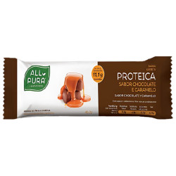 BARRITAS PROTEICAS CHOCOLATE Y CARAMELO 24 UNIDADES ALL PURA