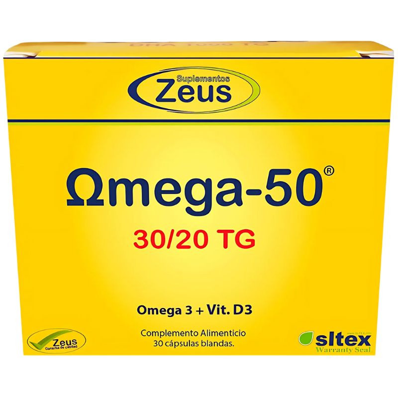 OMEGA-50 30/20 TG 30 CÁPSULAS ZEUS