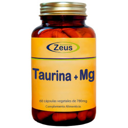 TAURINA + MG 60 CÁPSULAS VEGETALES ZEUS