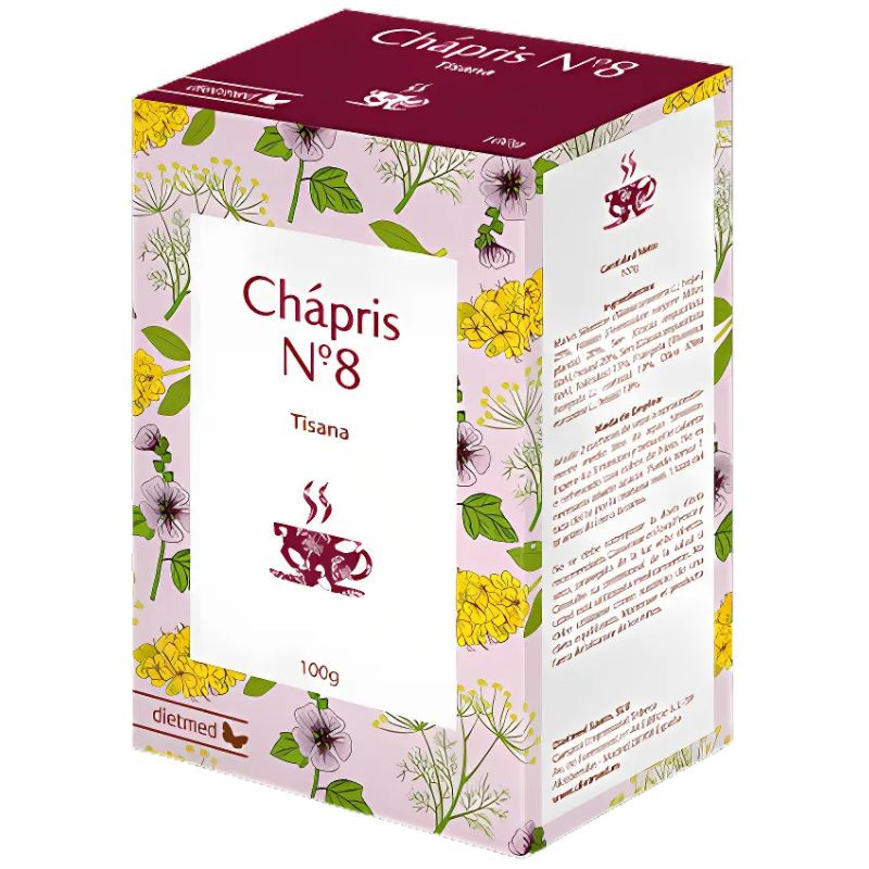 TÉ Nº8 CHÁPRIS 100G DIETMED