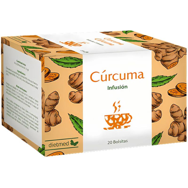 INFUSIÓN CÚRCUMA 20 BOLSITAS DIETMED