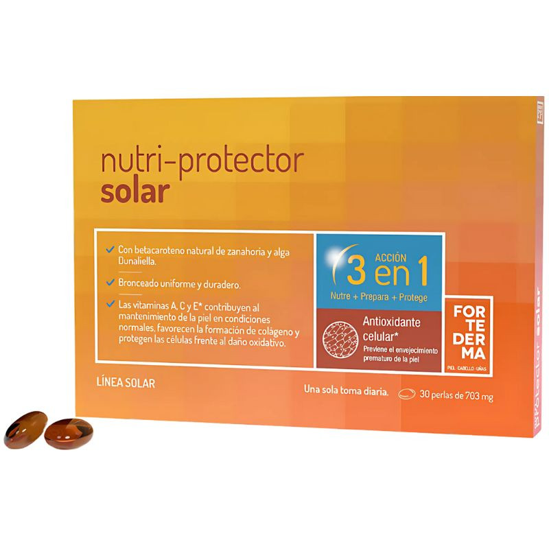 NUTRIPROTECTOR SOLAR FORTEDERMA 30 PERLAS HERBORA