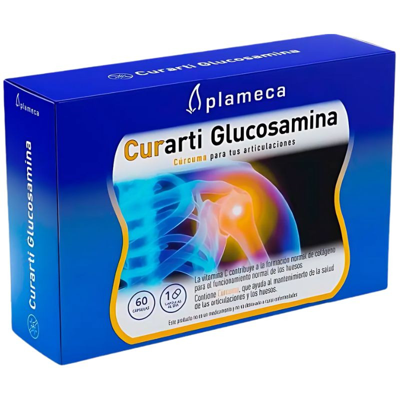 CURARTI GLUCOSAMINA 60 CÁPSULAS VEGETALES PLAMECA
