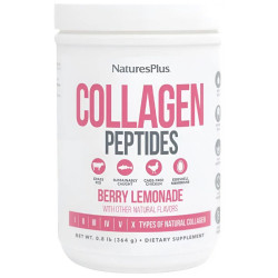 COLLAGEN PEPTIDES BERRY LEMONADE 322G NATURES PLUS