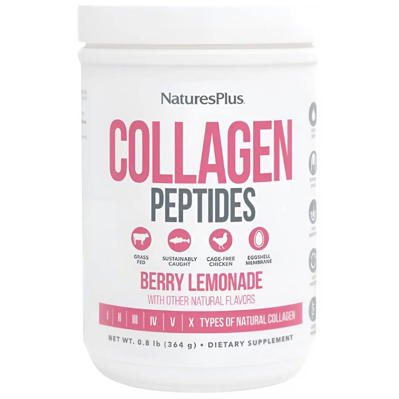 COLLAGEN PEPTIDES BERRY LEMONADE 322G NATURES PLUS