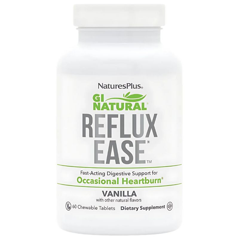 GI NATURAL REFLUX EASE 60 COMPRIMIDOS MASTICABLES NATURES PLUS
