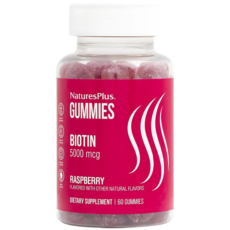 GUMMIES BIOTINA 60 GOMINOLAS NATURES PLUS