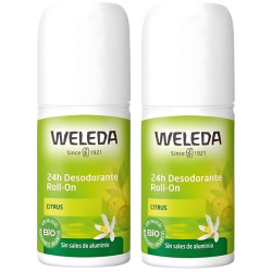 DUPLO DESODORANTE CITRUS ROLL-ON 50% WELEDA